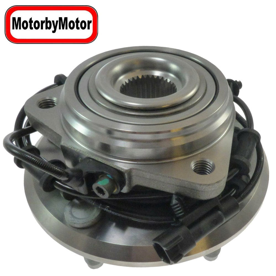 MotorbyMotor Front Wheel Bearing for Jeep Wrangler JK, Jeep Wrangler Wheel Hub w/ABS 5 Lugs 4WD, HA590482