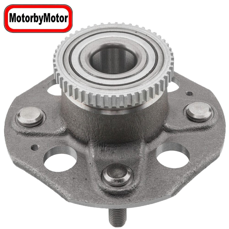 MotorbyMotor Rear Wheel Bearing Fit 1998-2002 Honda Accord Wheel Hub 4 Lugs w/ABS 2WD FWD, 512178