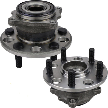 MotorbyMotor Rear Wheel Bearing Fit 2005-2012 Acura RL, 2009-2013 Acura TL Wheel Hub w/ABS, 5 Lugs AWD-512321 (2 Pack)