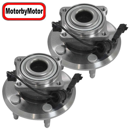 MotorbyMotor Rear Wheel Bearing Fit Chevrolet Equinox, GMC Terrain Wheel Hub w/ABS, 5 Lugs 512440 (2 Pack)