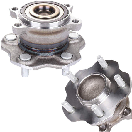 MotorbyMotor Rear Wheel Bearing Fits 2009-2014 Nissan Murano, 2011-2017 Nissan Quest Wheel Hub w/ABS, 5 Lugs 2WD- 512407 (2 Pack)