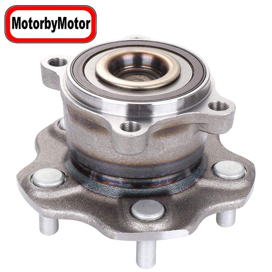 MotorbyMotor Rear Wheel Bearing Fits 2009-2014 Nissan Murano, 2011-2017 Nissan Quest Wheel Hub w/ABS, 5 Lugs 2WD 512407