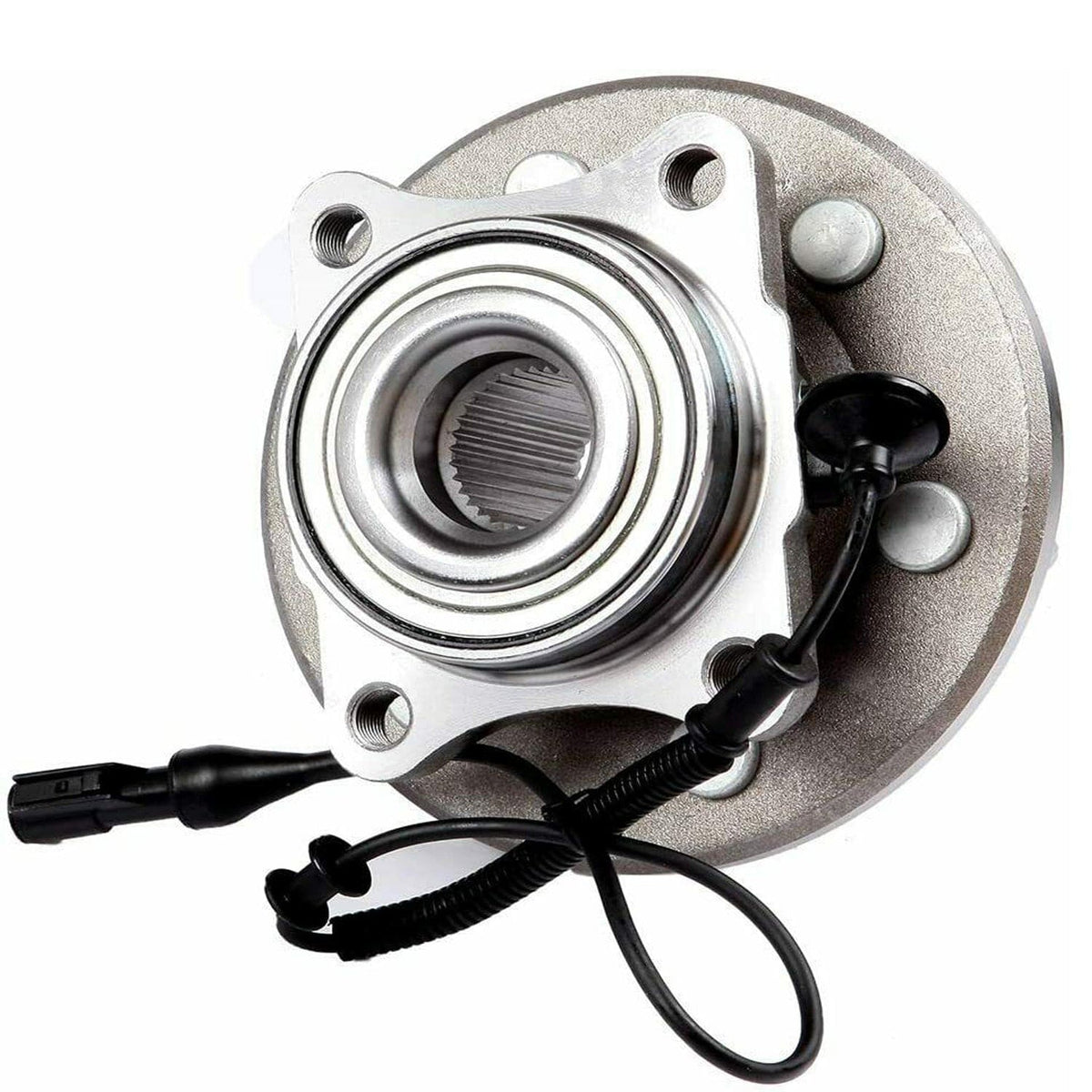 MotorbyMotor Rear Wheel Bearing For 2007-2010 Ford Expedition, 2007-2010 Lincoln Navigator Wheel Hub w/6 Lugs, w/ABS-541008 (2 PACK)