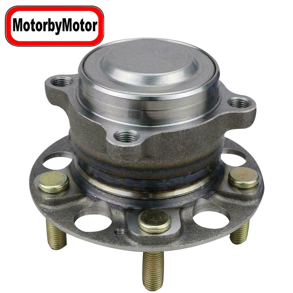 MotorbyMotor Rear Wheel Bearing for 2014-2017 Honda Accord (2.0L L4 Electric/Gas Models Only)-w/5 Lugs-512516