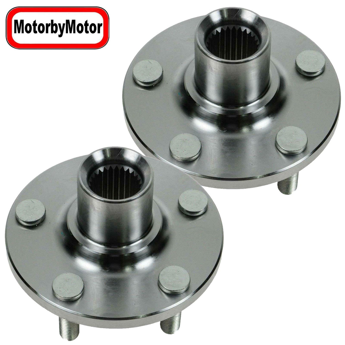 MotorbyMotor Replacement for Dodge Neon 2002-2005, Chrysler PT Cruiser 2002-2010 Front Wheel Hub Assembly -w/5 Lugs, 930-300 (2 Pack)