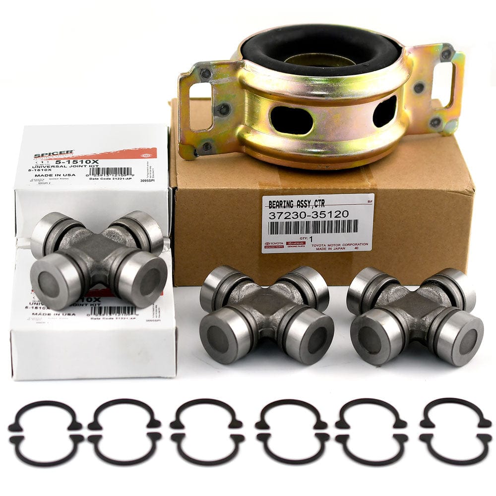 OEM Spicer Driveshaft Center Bearing & U-Joints Kit for T100 Tacoma Tundra RWD