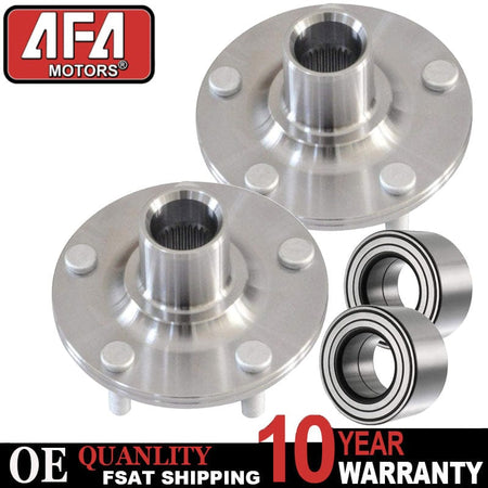 Pair 2 Front Wheel Hub & Bearing for 2007 - 2012 MAZDA CX-7 930-554-510063