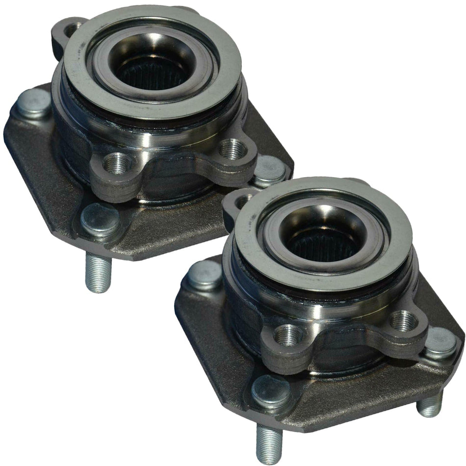 Pair 2 Front Wheel Hub Bearing For 2007-2012 Nissan Sentra 2.0L 4 Studs 513297