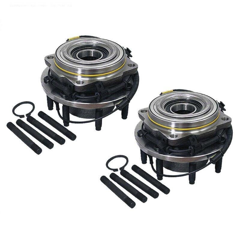Pair Front Wheel Hub and Bearing for Ford F250 F350 F450 F550 w/ABS 4WD 515081