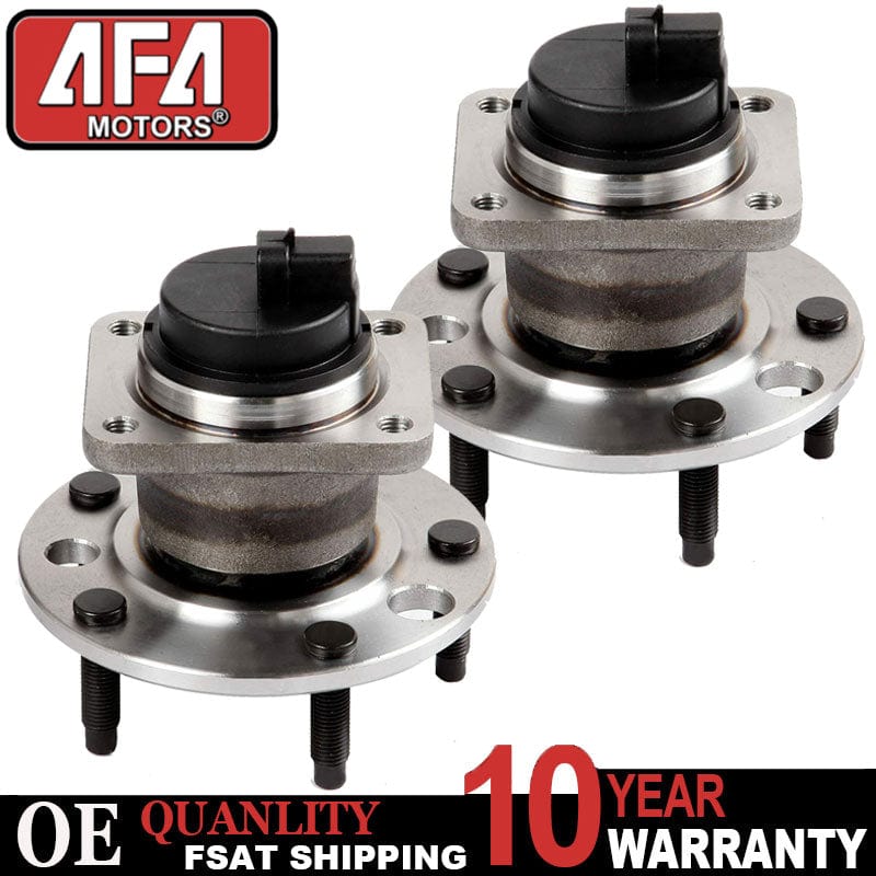 Pair Front Wheel Hub Bearing & Hub Assembly For Chevy Camaro Pontiac 5Lug ABS