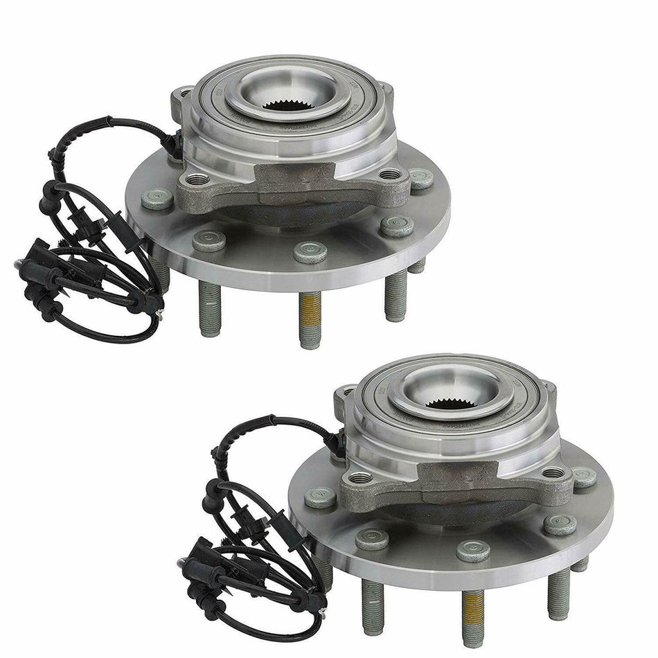 Front Wheel Hub Bearing Assemblies For Ram 2500 3500 2012-2013 4WD 2pcs