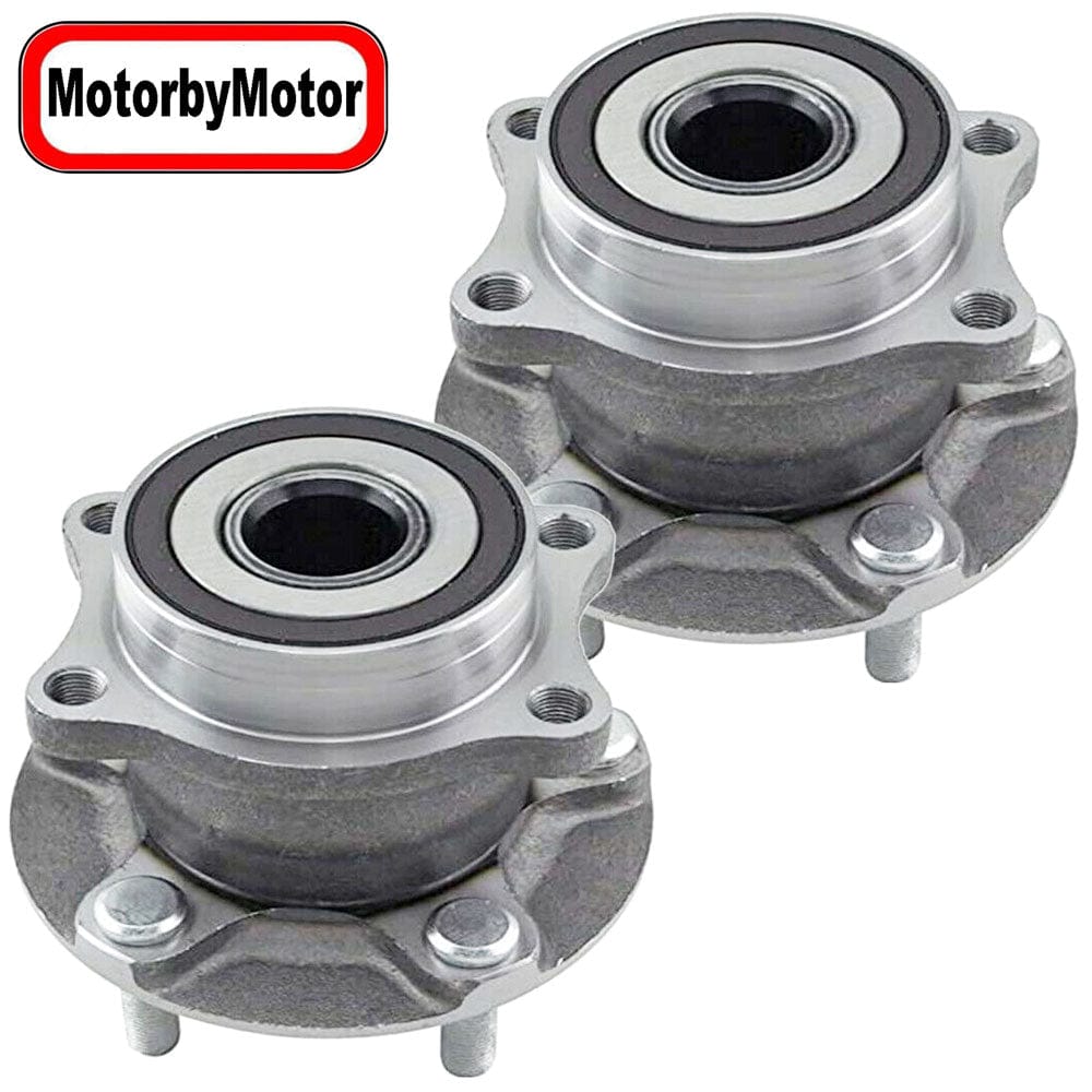 Rear Wheeel Bearing for 2008-2014 Subaru Impreza, 2014 Subaru WRX Wheel Hub w/5 Lugs-512402 (2 PACK)