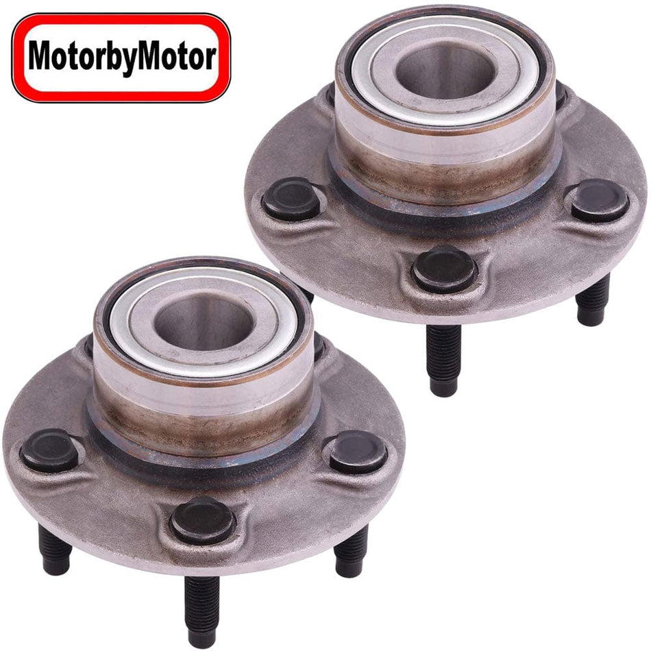 Rear Wheel Bearing and Hub Assembly 1990-2007 Ford Taurus, 1990-2004 Mercury Sable Wheel Hub w/5 Lugs [FWD, Non-ABS]-512164 - 2 PACK