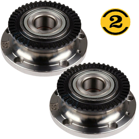 Rear Wheel Bearing Fit 2002-2007 Audi A4 2WD FWD Wheel Hub, 512231 (2 Pack)