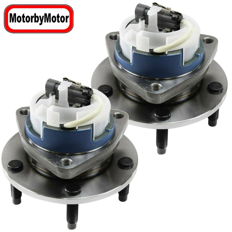 Rear Wheel Bearing Fit 2004-2008 Cadillac XLR, 1997-2008 Chevrolet Corvette Wheel Hub w/ABS, 5 Lugs, 512153 (2 PACK)