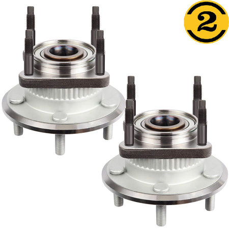 Rear Wheel Bearing Fit 2006-2010 Jeep Commander,2005-2010 Jeep Grand Cherokee Wheel Hub w/5 Lugs, 512302 (2 Pack)