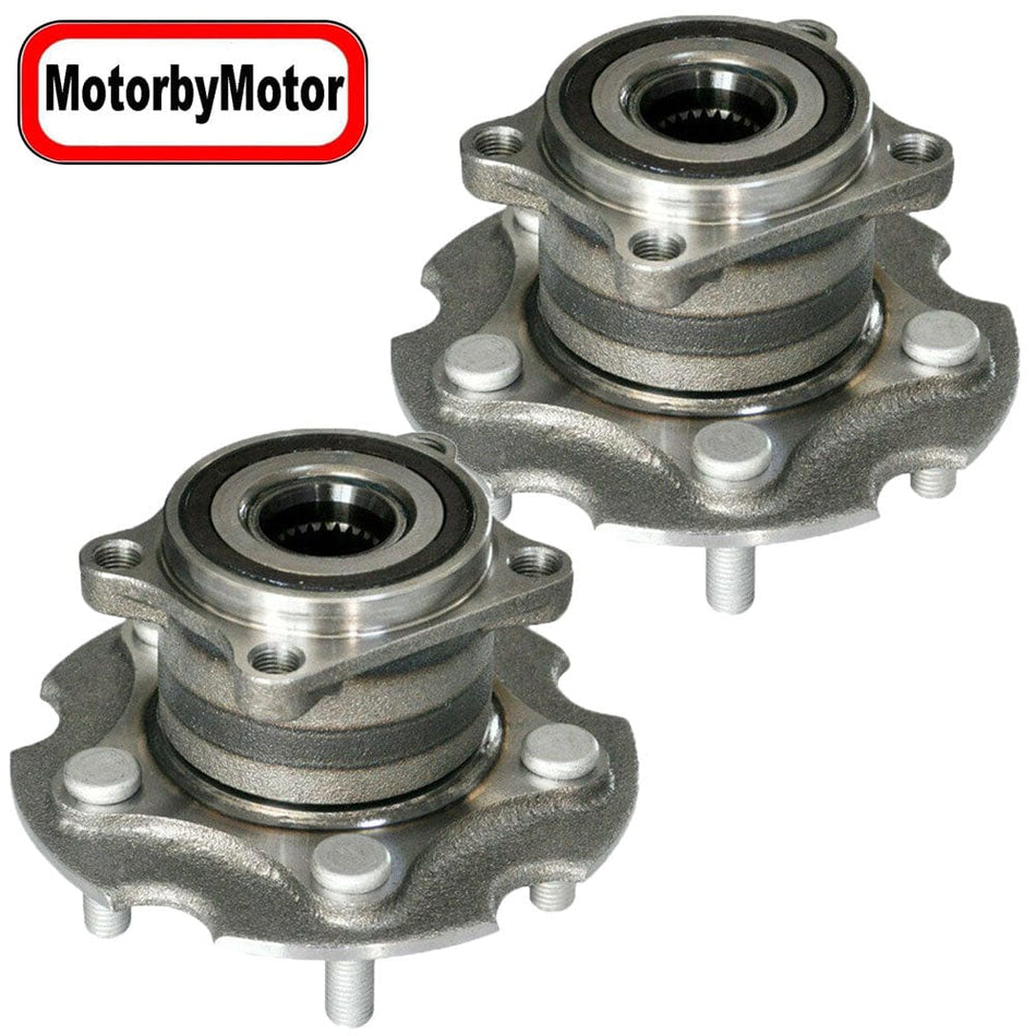 Rear Wheel Bearing Fit 2006-2018 Toyota RAV4, Lexus NX200T NX300 NX300H Wheel Hub 5 Lugs, 512374 (2 Pack)