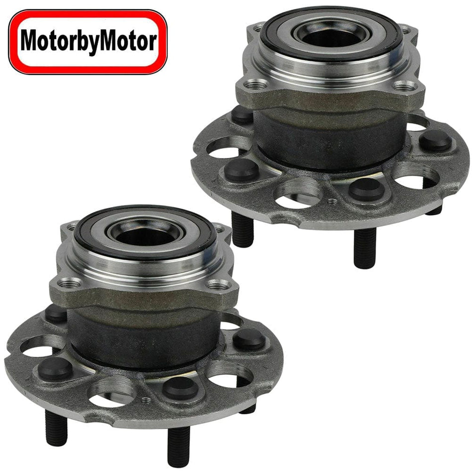 Rear Wheel Bearing Fit 2007-2011 Honda CR-V, 2007-2018 Acura RDX Wheel Hub w/ABS, 5 Lugs, 512345 (2 Pack)