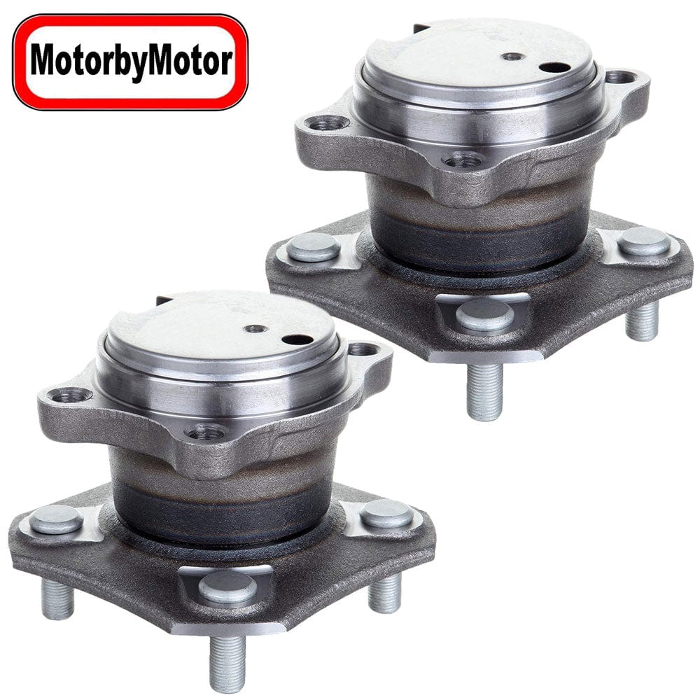 Rear Wheel Bearing Fit 2007-2012 Nissan Sentra Wheel Hub with 4 Lugs, w/ABS, 512384 (2 Pack)
