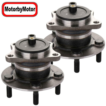 Rear Wheel Bearing Fit 2009-2013 Mazda 6 Wheel Hub with 5 Lugs-w/ABS, 512409 (2 Pack)