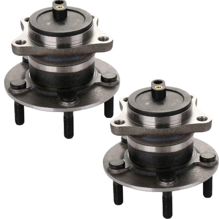 Rear Wheel Bearing Fit 2009-2013 Mazda 6 Wheel Hub with 5 Lugs-w/ABS, 512409 (2 Pack)