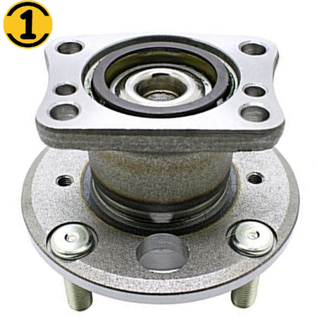 Rear Wheel Bearing Fit 2011-2019 Ford Fiesta Wheel Hub with 4 Lugs, 512490 (2 Pack)