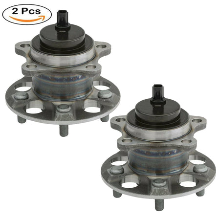 Rear Wheel Bearing Fit 2011-2019 Toyota Sienna Wheel Hub 5 Lugs 2WD, 512456 (2 Pack)