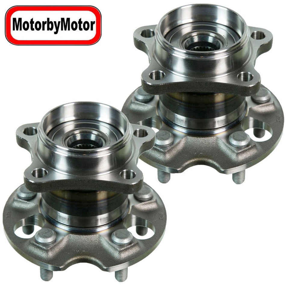 Rear Wheel Bearing Fit 2011-2019 Toyota Sienna Wheel Hub AWD, 5 Lugs, 512482 (2 Pack)