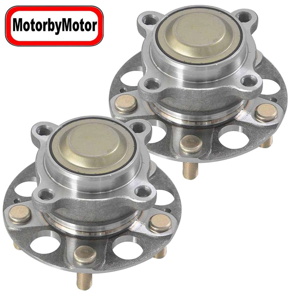 Rear Wheel Bearing Fit 2013-2015 Honda Accord, 2015-2019 Acura TLX Wheel Hub w/5 Lugs, 512544 (2 Pack)