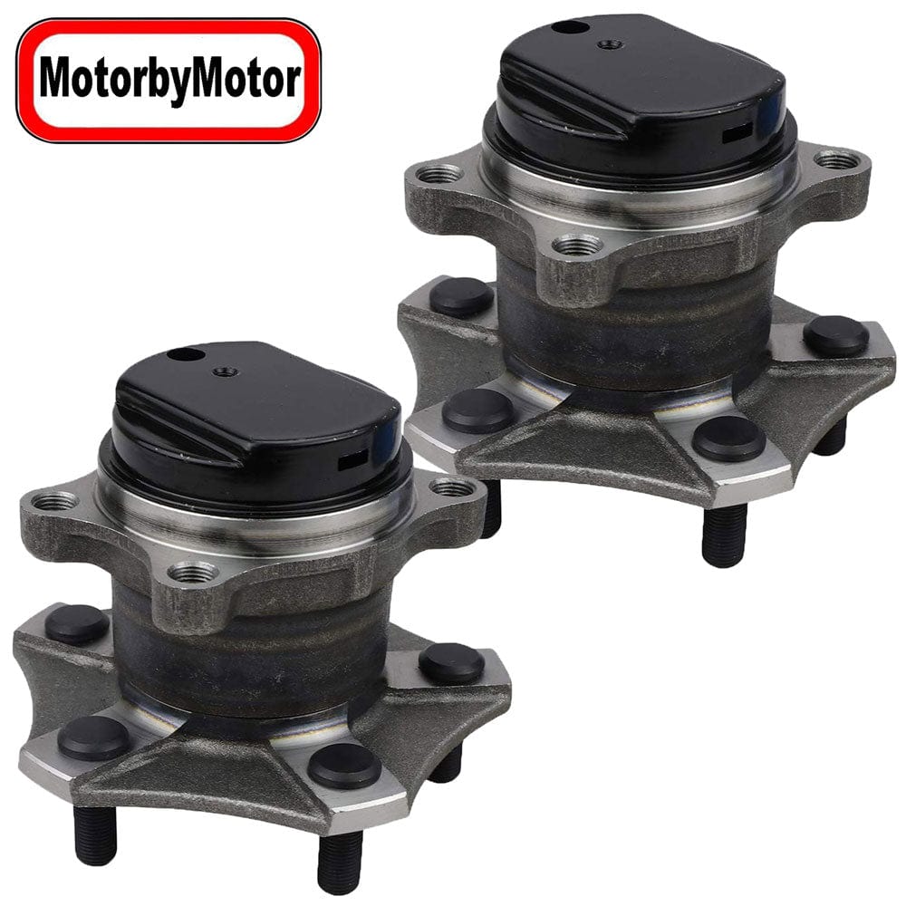 Rear Wheel Bearing Fit 2014 2015 Nissan Rogue Select, 2008-2012 Nissan Rogue Wheel Hub w/5 Lugs, FWD, 512398 (2 Pack)