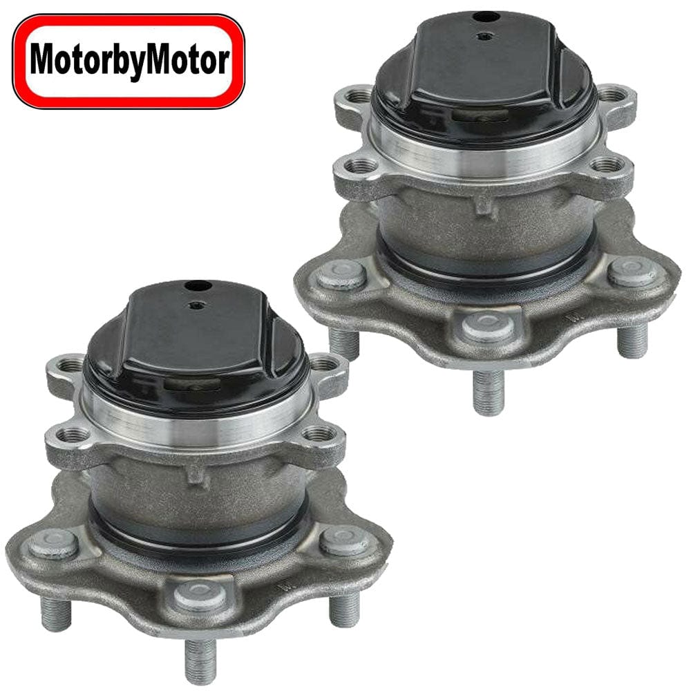 Rear Wheel Bearing Fit 2017-2019 Nissan Qashqai,2017-2019 Nissan Rogue Sport, 2014-2019 Nissan Rogue Wheel Hub 5 Lugs, w/ABS, 512534 (2 Pack)