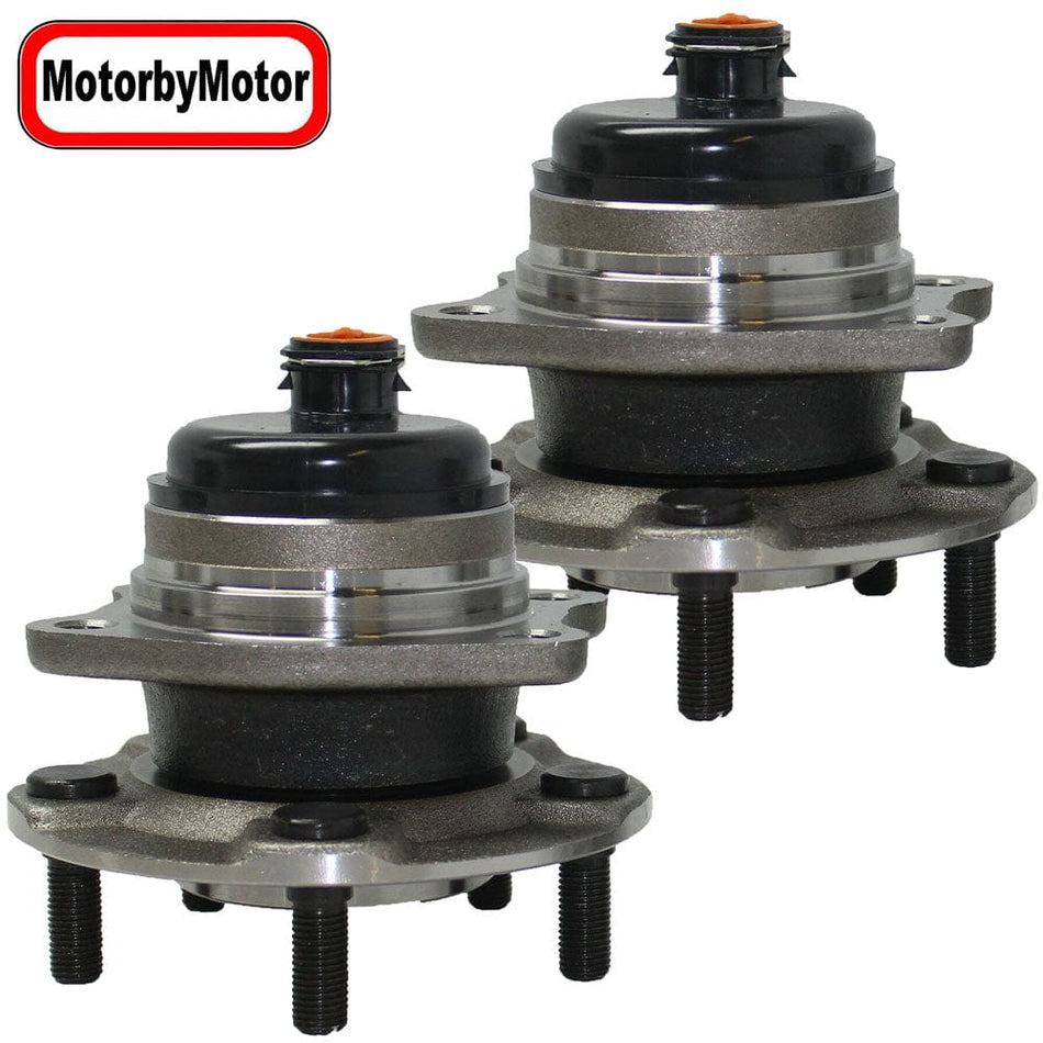 Rear Wheel Bearing Fit Chrysler Voyager, Chrysler Town & Country Dodge Grand Caravan Wheel Hub-5 Lugs w/ABS 2WD FWD-512169 (2 Pack)