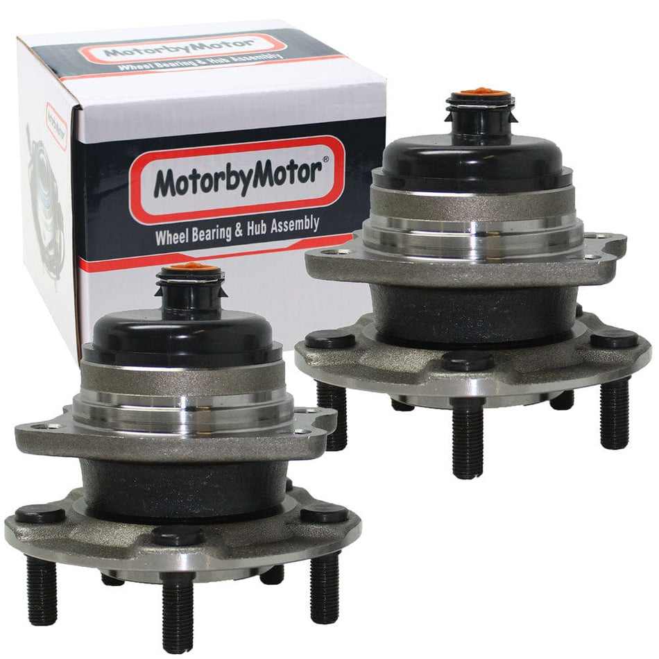 Rear Wheel Bearing Fit Chrysler Voyager, Chrysler Town & Country Dodge Grand Caravan Wheel Hub-5 Lugs w/ABS 2WD FWD-512169 (2 Pack)