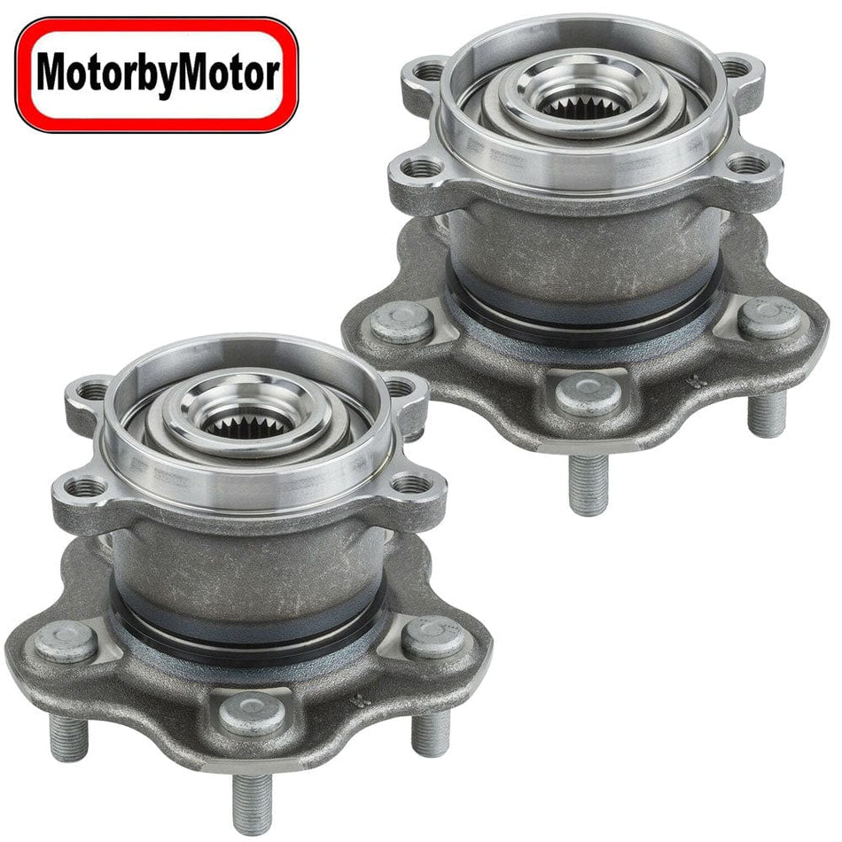 Rear Wheel Bearing Fit Nissan Juke, Rogue, Qashqai, Rogue Select Wheel Hub w/5 Lugs-512535 (2 Pack)