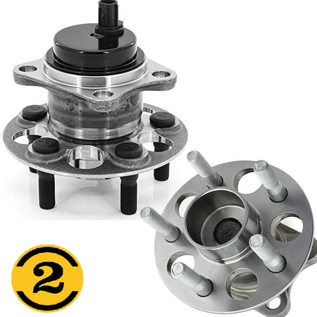 Rear Wheel Bearing Fit Scion XD 2008-2014 Wheel Hub w/5 Lugs, 512425 (2 Pack)