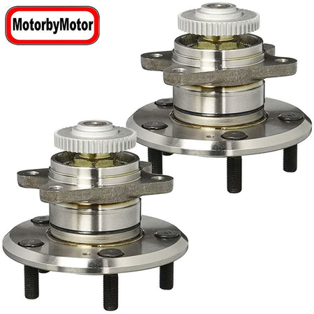 Rear Wheel Bearing for 06-09 Hyundai Sonata, 06-10 Kia Optima Wheel Hub w/ABS 5 Lugs-512265 (2 Pack)
