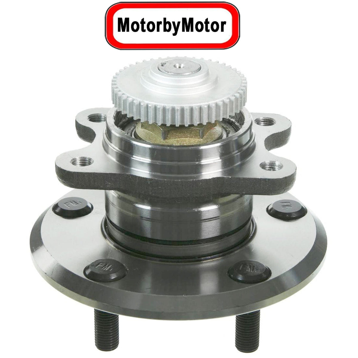 Rear Wheel Bearing for 06-09 Hyundai Sonata, 06-10 Kia Optima Wheel Hub w/ABS 5 Lugs-512265 (2 Pack)