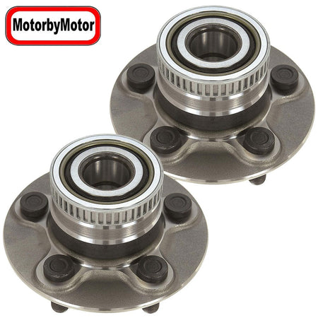 Rear Wheel Bearing for Chrysler Neon PT Cruiser, Dodge Neon SX 2.0, Plymouth Neon Wheel Hub w/5 Lugs 2WD FWD, w/ABS-512167 (2 Pack)