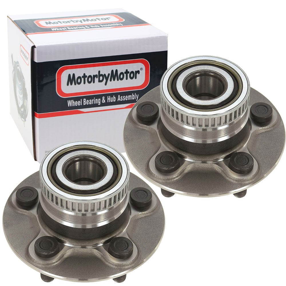 Rear Wheel Bearing for Chrysler Neon PT Cruiser, Dodge Neon SX 2.0, Plymouth Neon Wheel Hub w/5 Lugs 2WD FWD, w/ABS-512167 (2 Pack)