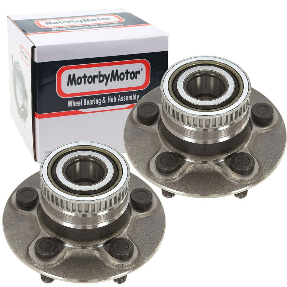 Rear Wheel Bearing for Chrysler Neon PT Cruiser, Dodge Neon SX 2.0, Plymouth Neon Wheel Hub w/5 Lugs 2WD FWD, w/ABS-512167 (2 Pack)