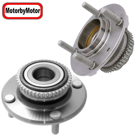 Rear Wheel Bearing for Hyundai Elantra, Kia Spectra, Kia Spectra 5 Wheel Hub  w/ABS, 4 Lugs-512195  (2 Pack)