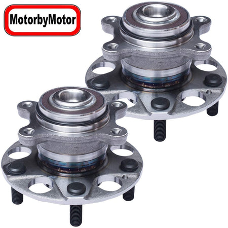Rear Wheel Bearing Hub Assembly Fits for 2006-2011 Acura CSX, 2006-2011 Honda Civic Wheel Hub w/5 Lugs, w/ABS-512256 - 2 PACK