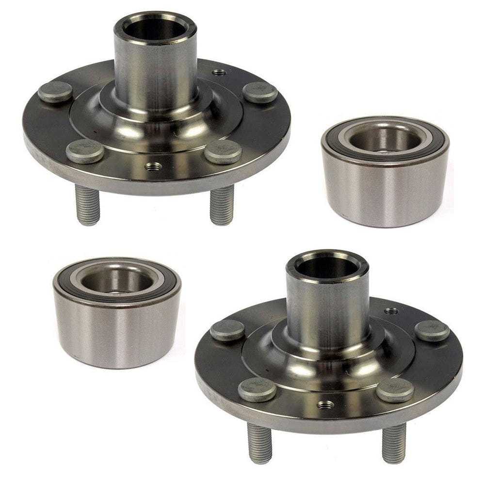 Set 2 Front Wheel Bearing and Hub Assembly for 2003-08 Mazda 6 wheel hub bearing
