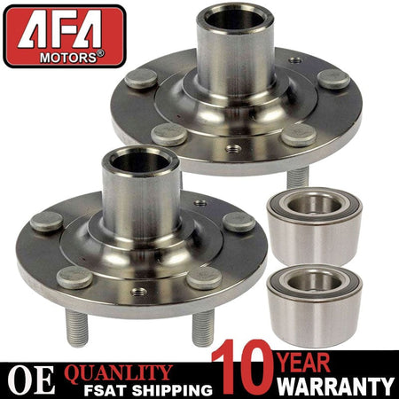 Set 2 Front Wheel Bearing and Hub Assembly for 2003-08 Mazda 6 wheel hub bearing