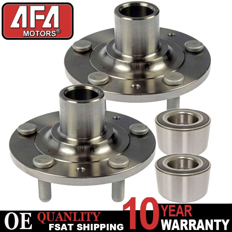 Set 2 Front Wheel Bearing and Hub Assembly for 2003-08 Mazda 6 wheel hub bearing