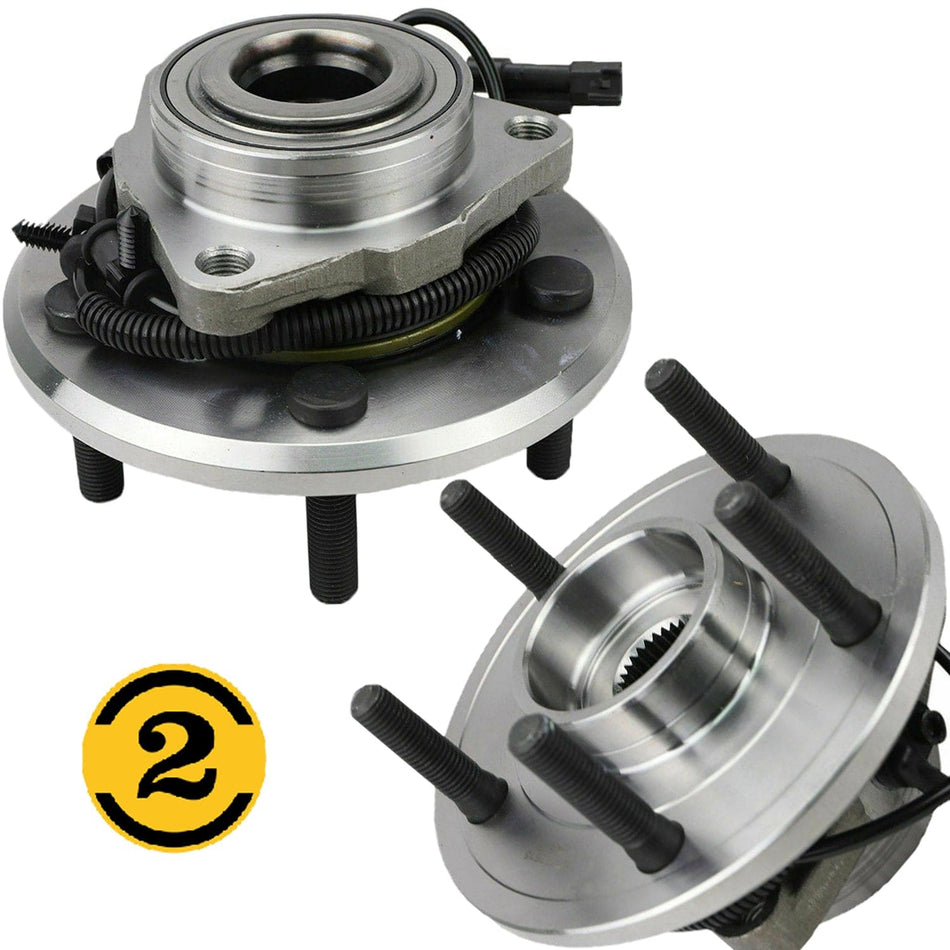Set of 2 Wheel Bearing and Hub Assembly fits for 2012 2013 2014 - 2018 Ram 1500