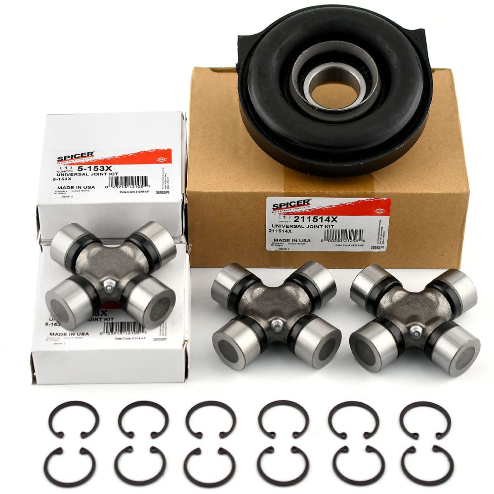 Spicer Driveshaft Center Bearing & U-Joints Kit for NISSAN Frontier 1998-04 4WD