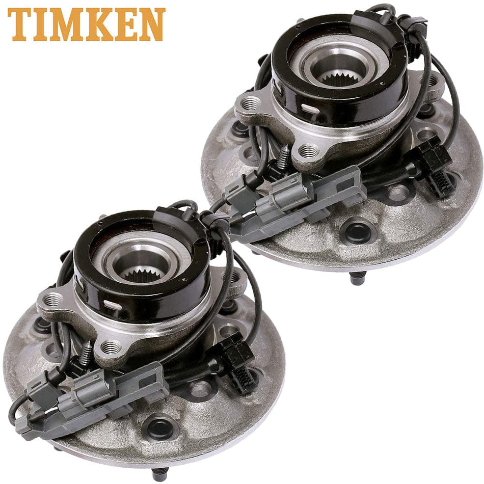 TIMKEN HA590023 Front Right Wheel Bearing Hub Assembly Chevrolet Colorado 2004-2008 2pcs