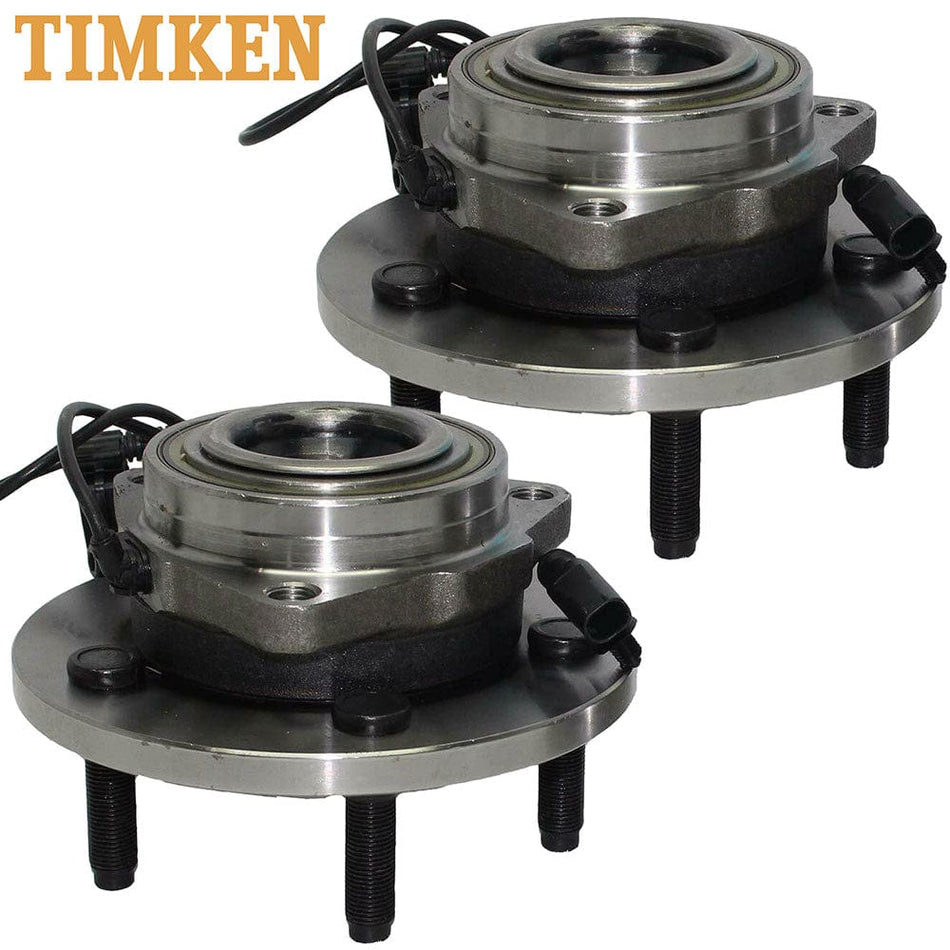 TIMKEN TKHA590035 Front Wheel Bearing hub Assembly for 2005 - 2010 Dodge Dakota w/ ABS 4 Wheel ABS (2 PACK)