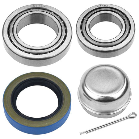 Trailer Hub Wheel Bearing Kit 3500# EZ Lube Axle 1.719" Seal L68149 L44649
